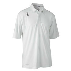 Kookaburra Junior Pro Active Cricket Shirt White 6, White, rebel_hi-res