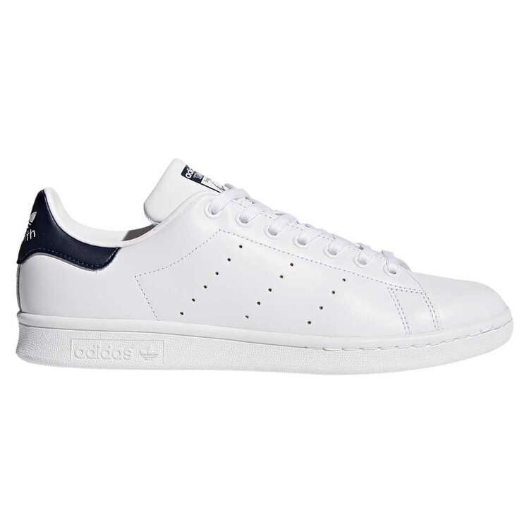 adidas Originals Stan Smith Casual Shoes White/Blue US Mens 8 / Womens 9, White/Blue, rebel_hi-res
