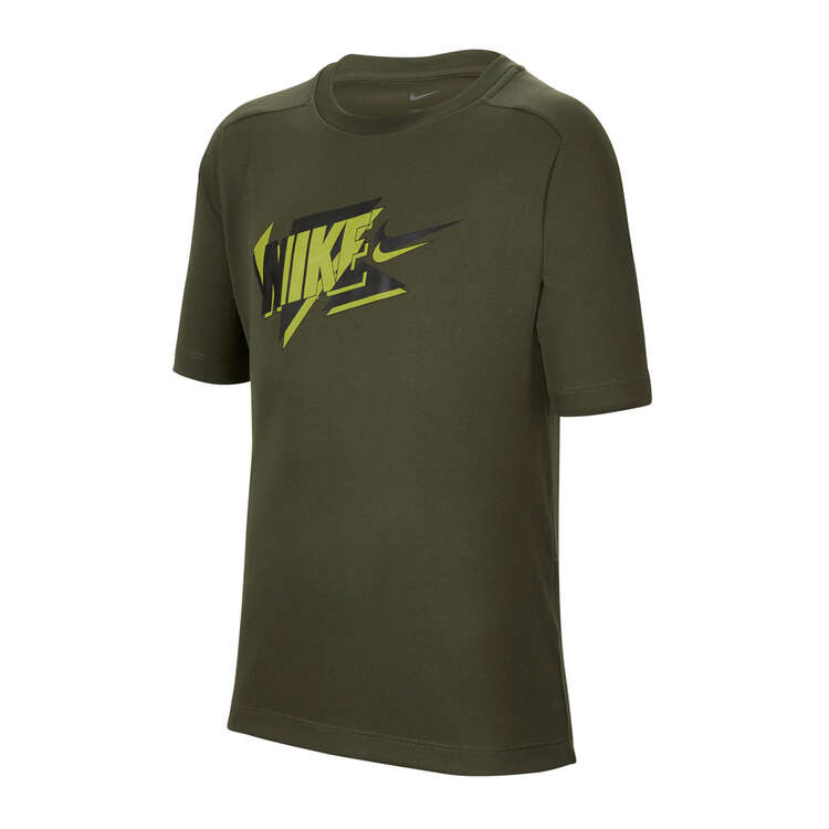 Nike Boys Dri-FIT Multi Training Tee, Khaki, rebel_hi-res