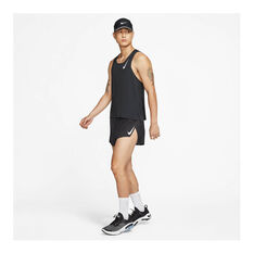 Nike Mens AeroSwift Running Singlet, Black, rebel_hi-res