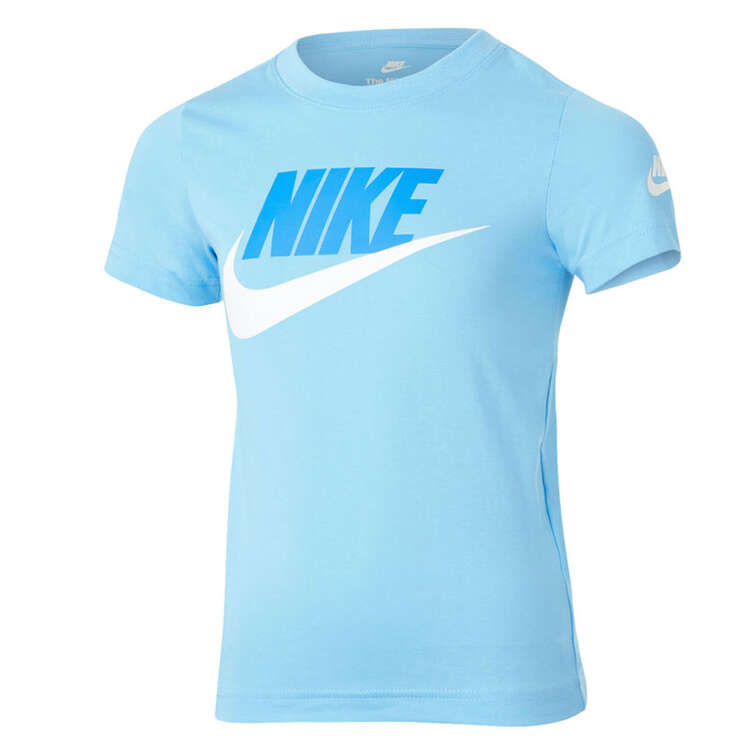 Nike Junior Kids Futura Evergreen Tee, Blue, rebel_hi-res