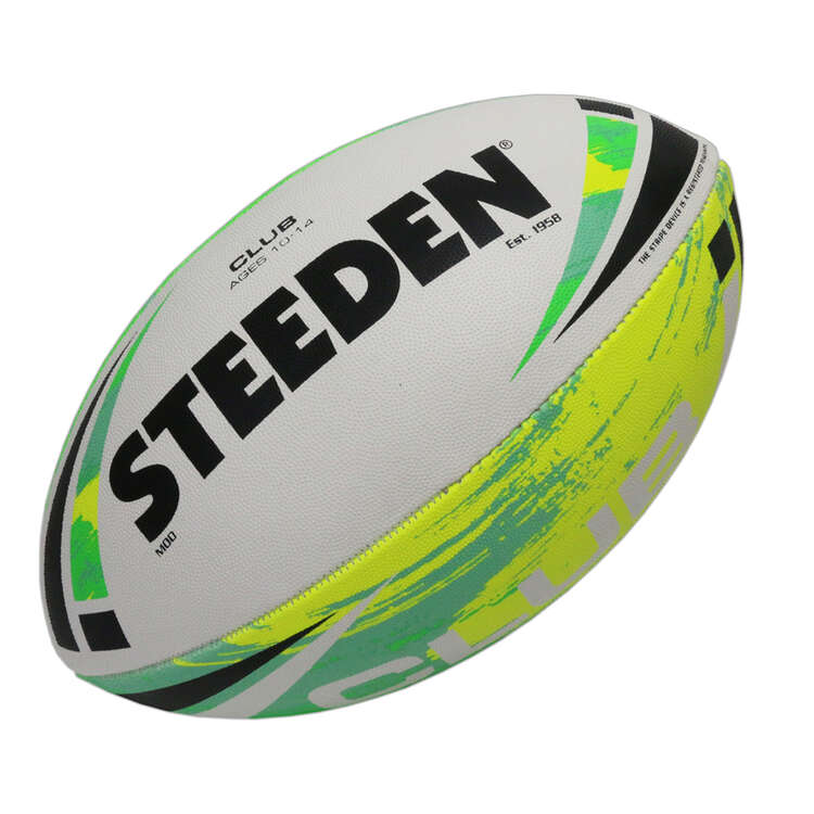 Steeden Club Rugby League Ball, Multi, rebel_hi-res