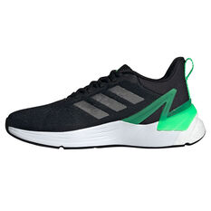 adidas Response Super 2.0 GS Kids Running Shoes Black/Green US 4, Black/Green, rebel_hi-res