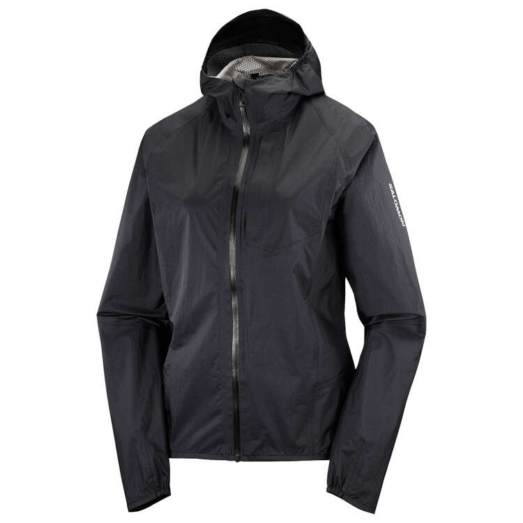 Salomon Womens Bonatti Waterproof Jacket, Black, rebel_hi-res