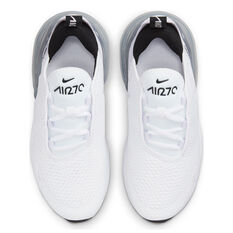 Nike Air Max 270 PS Kids Casual Shoes, White/Purple, rebel_hi-res