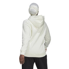 adidas Sportswear Womens Oversized Hooded Sweatshirt, White, rebel_hi-res