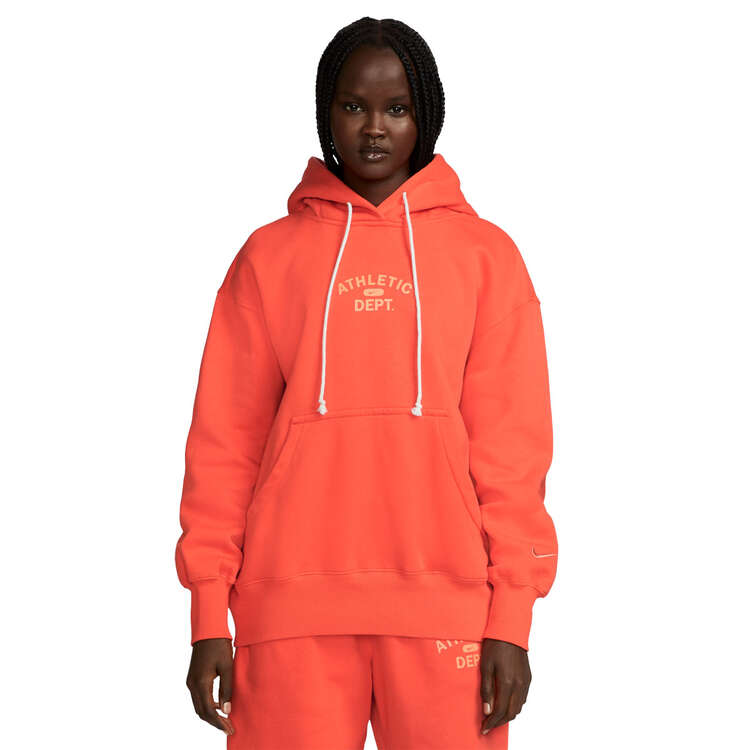 Nike Womens Sportswear Oversized Fleece Hoodie, Orange, rebel_hi-res