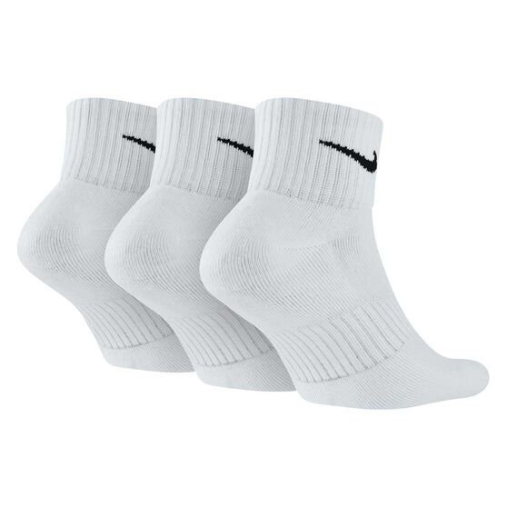 Nike Cushion Quarter Running 3 Pack Socks | Rebel Sport