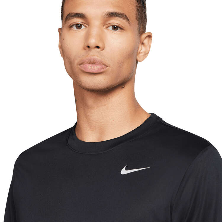 Nike Mens Dri-FIT Legend Long Sleeve Tee Black XS, Black, rebel_hi-res