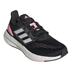 adidas Pureboost 22 Womens Running Shoes, Black/Pink, rebel_hi-res