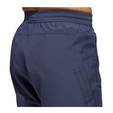 adidas Mens 3-Stripe Woven Training Shorts, Navy, rebel_hi-res
