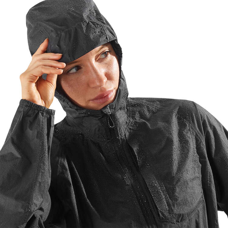 Salomon Womens Bonatti Waterproof Jacket Black M, Black, rebel_hi-res