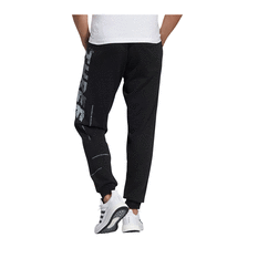 adidas Mens Sportswear Word Sweat Pants, Black, rebel_hi-res