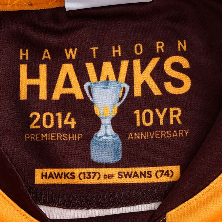 Hawthorn Hawks 2024 Kids Home Guernsey, Gold, rebel_hi-res