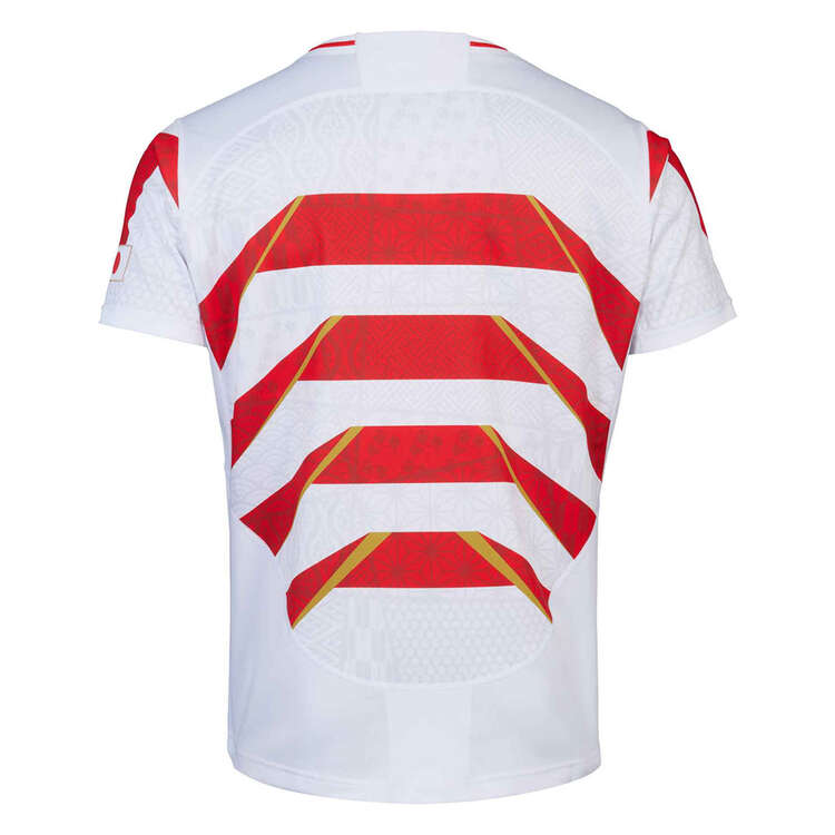 Japan 2023 Mens Home Rugby Jersey, Red/White, rebel_hi-res