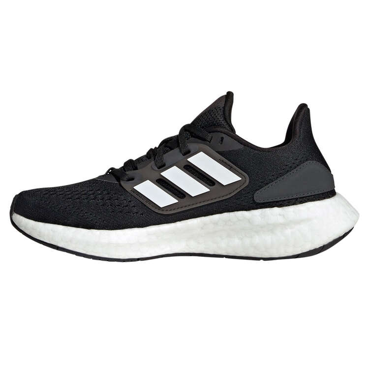 adidas Pureboost 22 GS Kids Running Shoes Black/White US 4, Black/White, rebel_hi-res