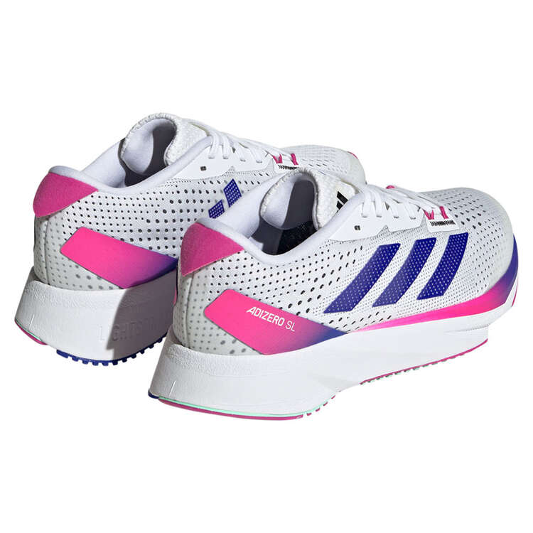 adidas Adizero SL GS Kids Running Shoes, White/Blue, rebel_hi-res