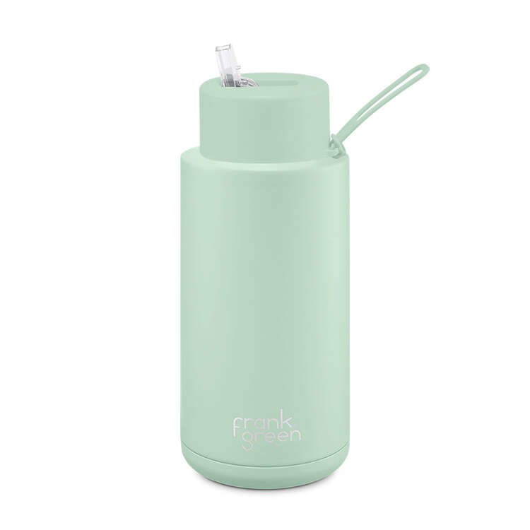 Frank Green Reusable 1L Water Bottle - Mint/Gelato, , rebel_hi-res