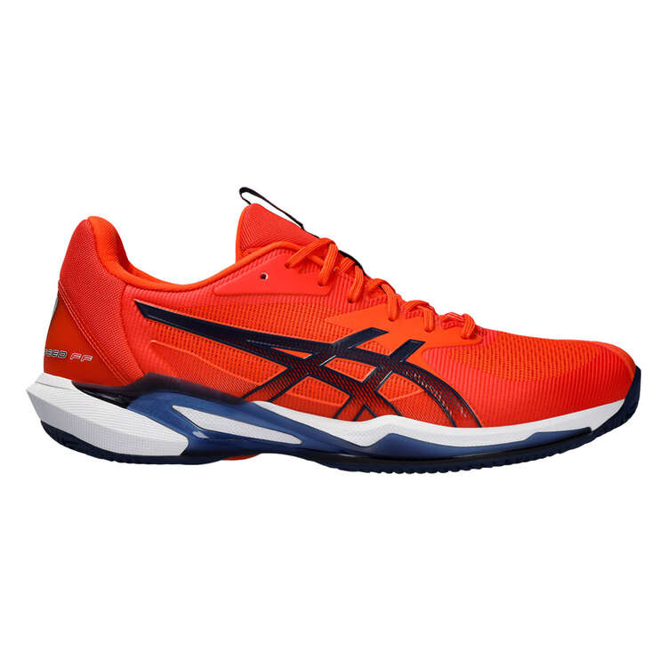 Asics Gel Solution Speed FF 3 Mens Tennis Shoes Orange/Navy US 7, Orange/Navy, rebel_hi-res