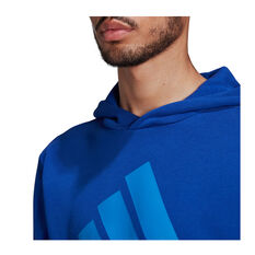 adidas Mens Future Icons Logo 3-Bar Hoodie, Blue, rebel_hi-res