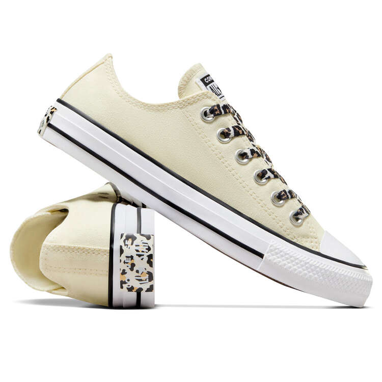 Converse Chuck Taylor All Star Low Womens Casual Shoes, Leopard, rebel_hi-res