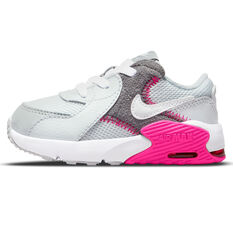 Nike Air Max Excee Toddlers Shoes Grey/Pink US 4, Grey/Pink, rebel_hi-res