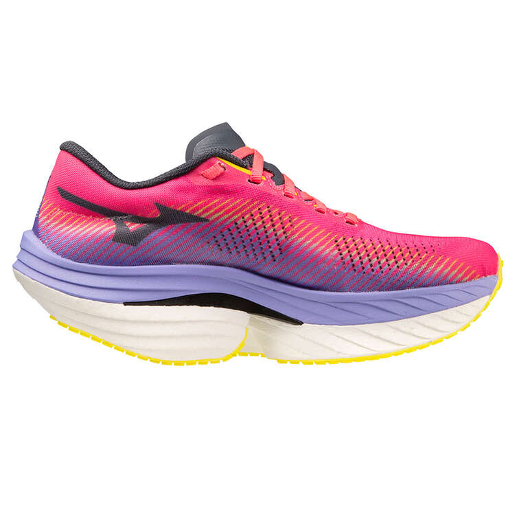 Mizuno Wave Rebellion Pro Womens Running Shoes Purple/Pink US 6.5, Purple/Pink, rebel_hi-res