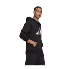adidas Mens Sportswear Future Icons Logo Graphic Hoodie, Black, rebel_hi-res