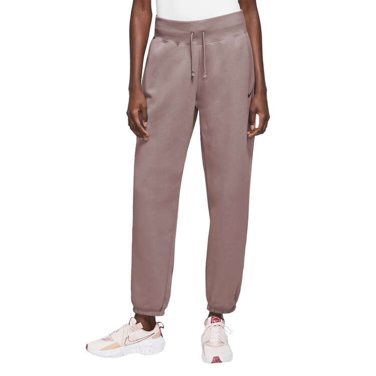 Nike Womens Sportswear Phoenix Fleece High Waisted Oversized Sweatpants, Mauve, rebel_hi-res