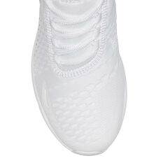 Nike Air Max 270 GS Kids Casual Shoes, White, rebel_hi-res