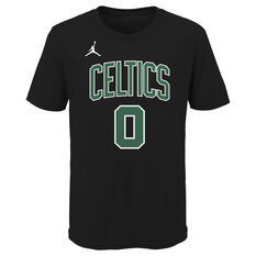 Jordan Boston Celtics Jayson Tatum Kids Statement Tee Black S, Black, rebel_hi-res