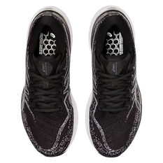 Asics GEL Kayano 29 D Womens Running Shoes, Black/White, rebel_hi-res