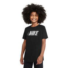 Nike Kids Sportswear Swoosh Tee Black/Grey XS, , rebel_hi-res