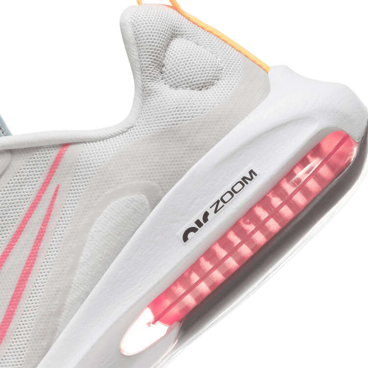 Nike Air Zoom Arcadia 2 GS Kids Running Shoes, Grey/Pink, rebel_hi-res