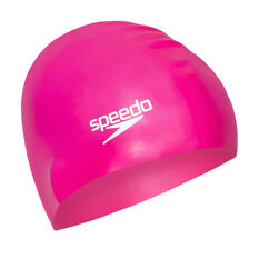 Speedo Bright Long Hair Swimming Cap, , rebel_hi-res