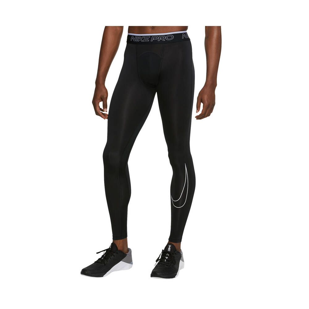 Nike Men Dri-Fit Pro Training Pants Black Running GYM Yoga Tight