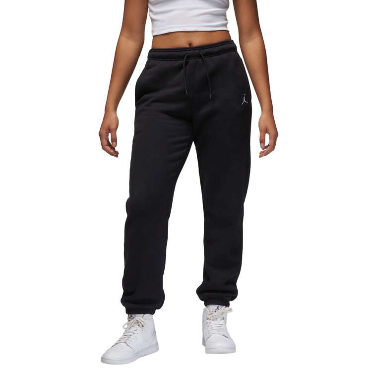 Jordan Womens Brookyln Fleece Pants Black XS, Black, rebel_hi-res