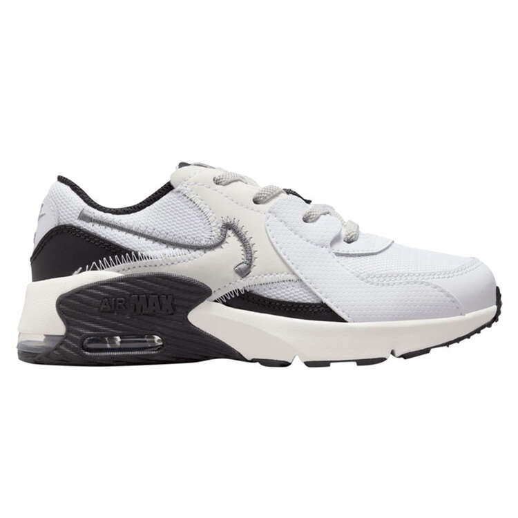 Nike Air Max Excee PS Kids Casual Shoes, White/Grey, rebel_hi-res