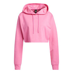 adidas Womens 3 Bar Text Sweatshirt Pink XS, Pink, rebel_hi-res