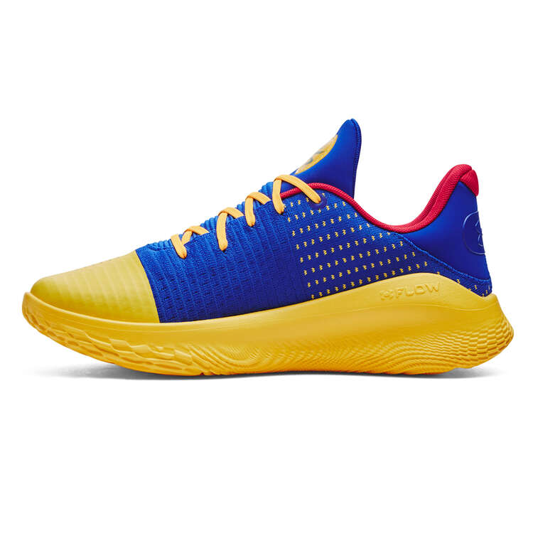 Under Armour Curry 4 Flotro ASG Curry Basketball Shoes Blue/Gold US Mens 7 / Womens 8.5, Blue/Gold, rebel_hi-res