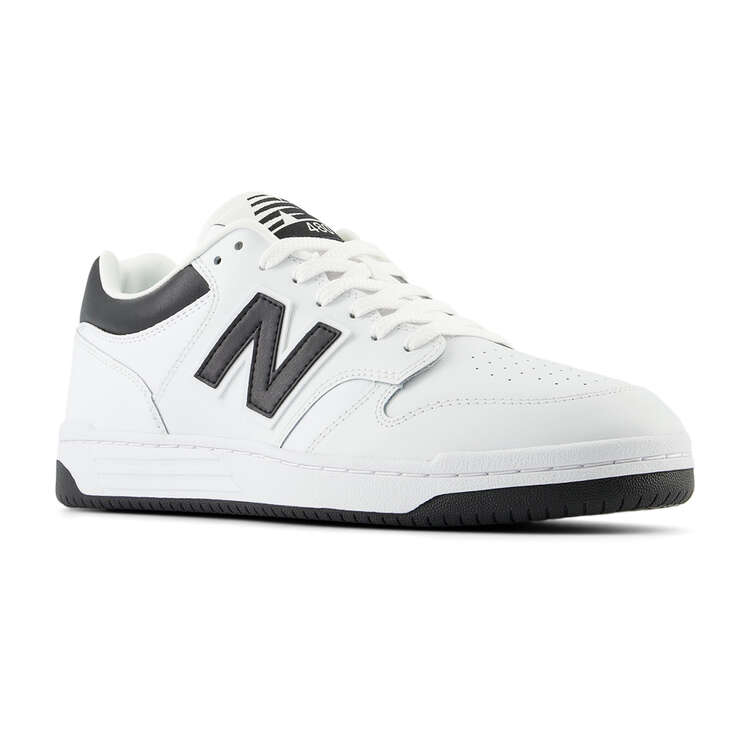 New Balance BB480 V1 Mens Casual Shoes, White/Black, rebel_hi-res