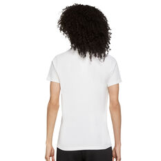 Nike Womens Sportswear Club Tee White XS, White, rebel_hi-res