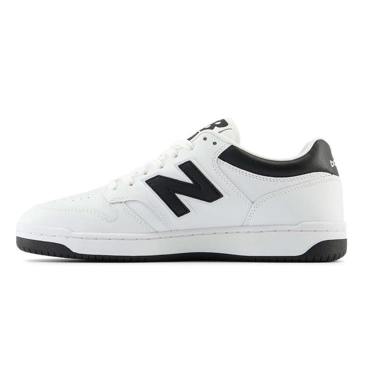 New Balance BB480 V1 Mens Casual Shoes White/Black US 7, White/Black, rebel_hi-res