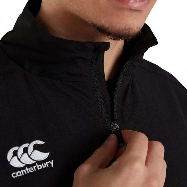 Canterbury Mens Club Track Jacket Black L, Black, rebel_hi-res