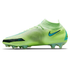 Nike Phantom GT Elite Dynamic Fit Football Boots Green/Blue US Mens 6 / Womens 7.5, Green/Blue, rebel_hi-res