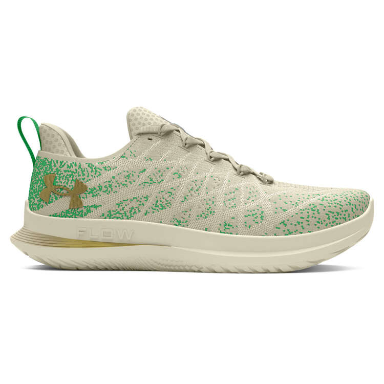 Under Armour Velociti 3 Mens Running Shoes Gold/Green US 7, Gold/Green, rebel_hi-res