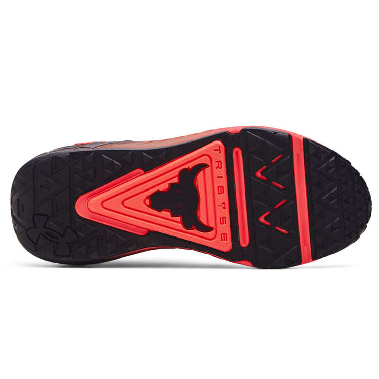 Under Armour Project Rock 6 Mens Training Shoes, Red/Black, rebel_hi-res