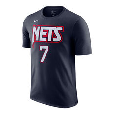 Nike Brooklyn Nets Kevin Durant City Mixtape NBA Mens Tee Black S, Black, rebel_hi-res