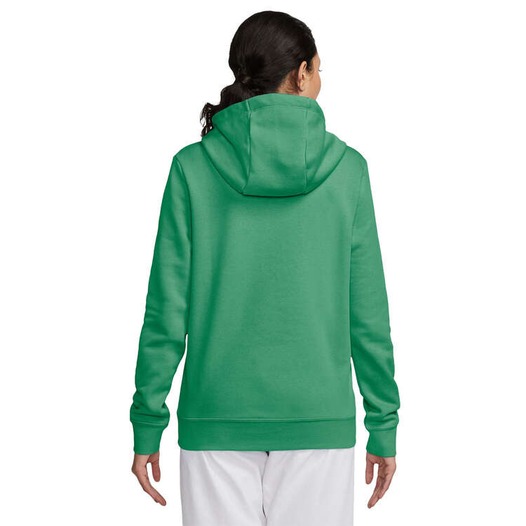 Nike Womens Sportswear Club Fleece Funnel-Neck Hoodie Green XS, Green, rebel_hi-res