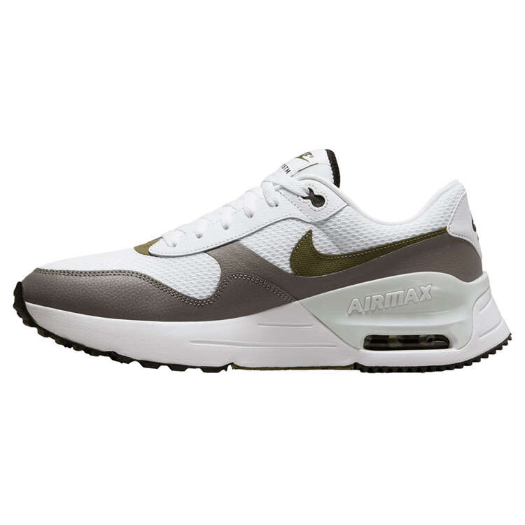 Nike Air Max SYSTM Mens Casual Shoes White/Red US 7, White/Red, rebel_hi-res